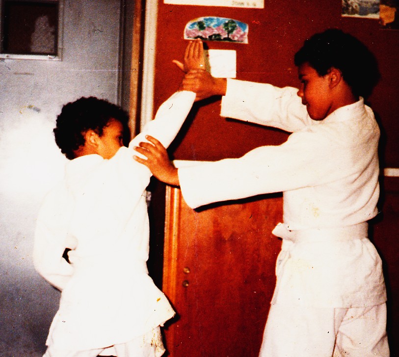 Jigme with younger brother Tashi, 1983